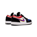 Nike Air Jordan 1 Low Multicolore Lakers Violett Gelb Weiß