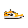 Nike Air Jordan 1 Low Orange Laser Weiß Schwarz Leder Premium