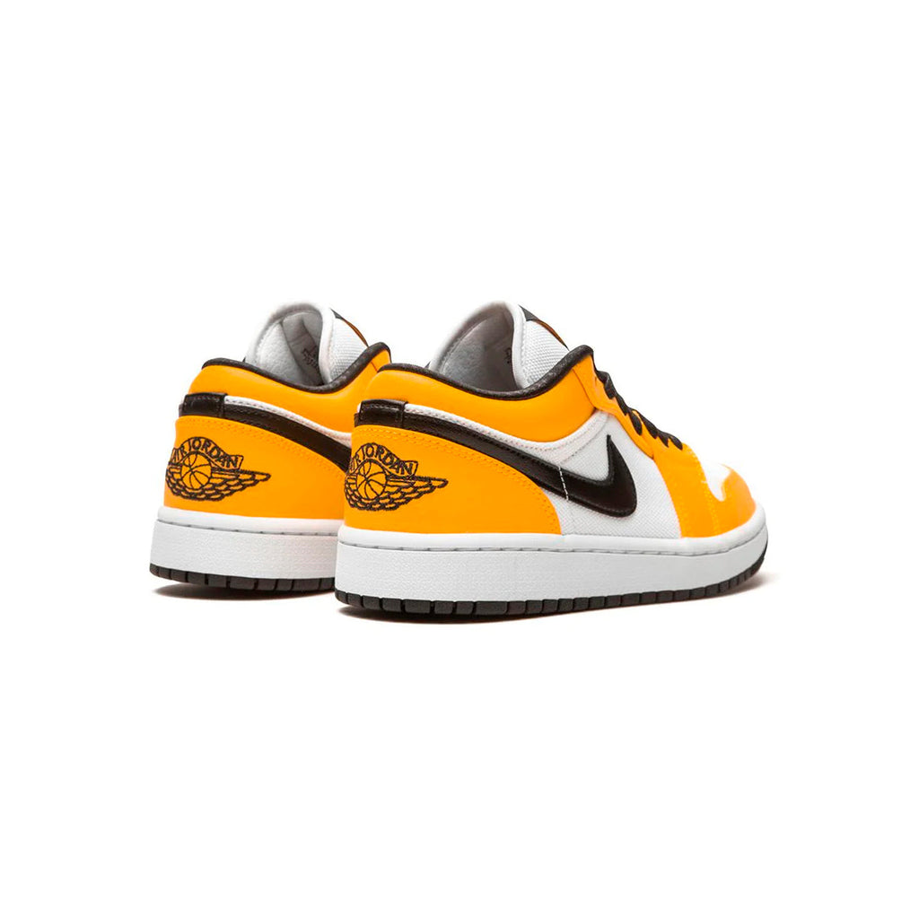 Nike Air Jordan 1 Low Orange Laser Weiß Schwarz Leder Premium