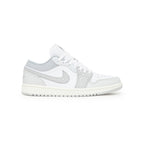Nike Air Jordan 1 Low Grau Fumo Print Elephant Weiß