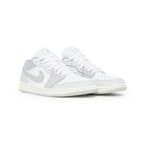 Nike Air Jordan 1 Low Grau Fumo Print Elephant Weiß