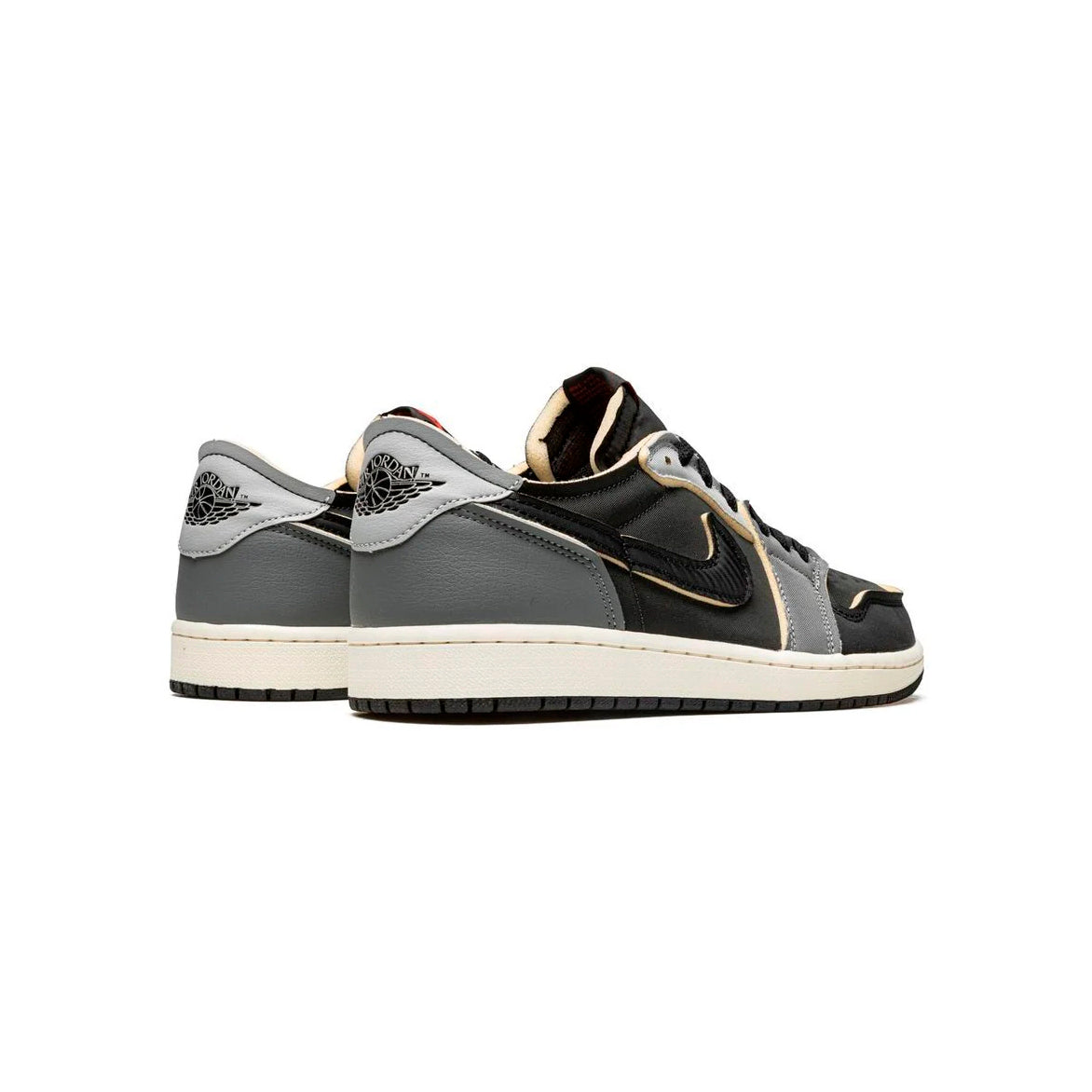 Air Jordan Low EX Schwarz und Smoke Grau Herren