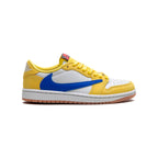 Nike Air Jordan 1 Low Gelb Canary Travis Scott Leder Premium