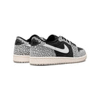 Nike Air Jordan 1 Low Retro Schwarz Cemento Grau Weiß Herren