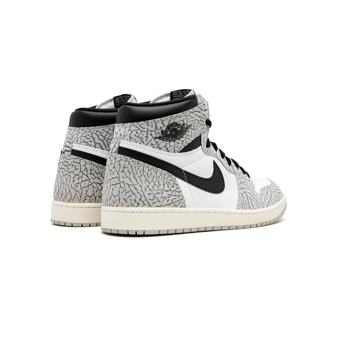 Nike Air Jordan 1 High OG Weiß Cemento Elefante