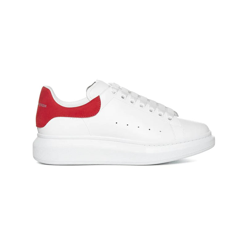 Alexander McQueen Sneaker Oversized Weiß mit Detail Rot
