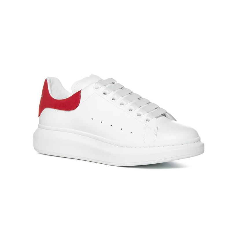Alexander McQueen Sneaker Oversized Weiß mit Detail Rot
