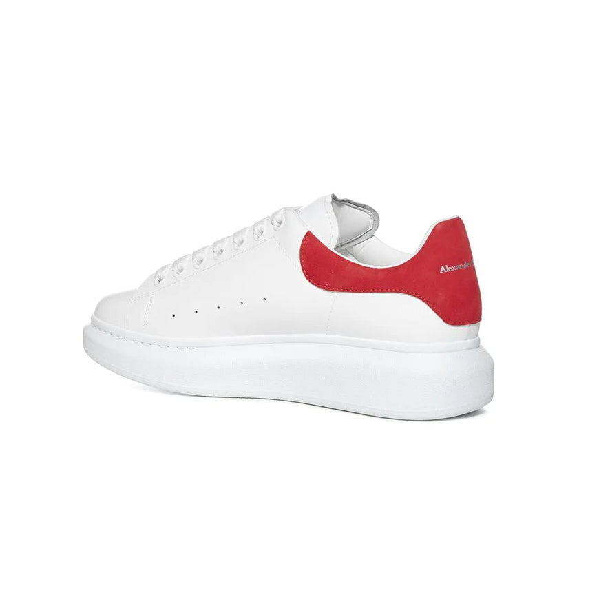 Alexander McQueen Sneaker Oversized Weiß mit Detail Rot