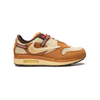 Nike Air Max 1 Wheat Lemon Travis Scott Braun Herren Sneaker Limited Edition