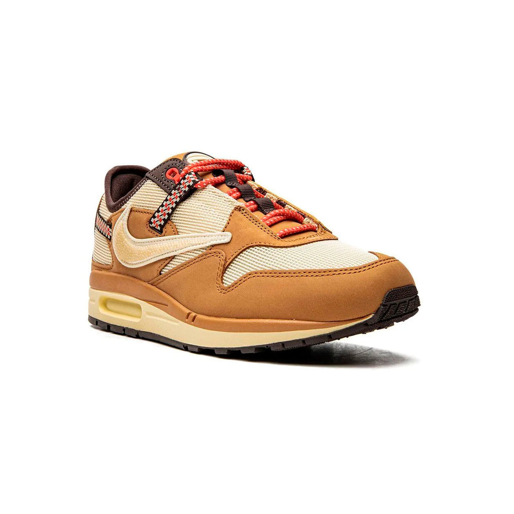 Nike Air Max 1 Wheat Lemon Travis Scott Braun Herren Sneaker Limited Edition