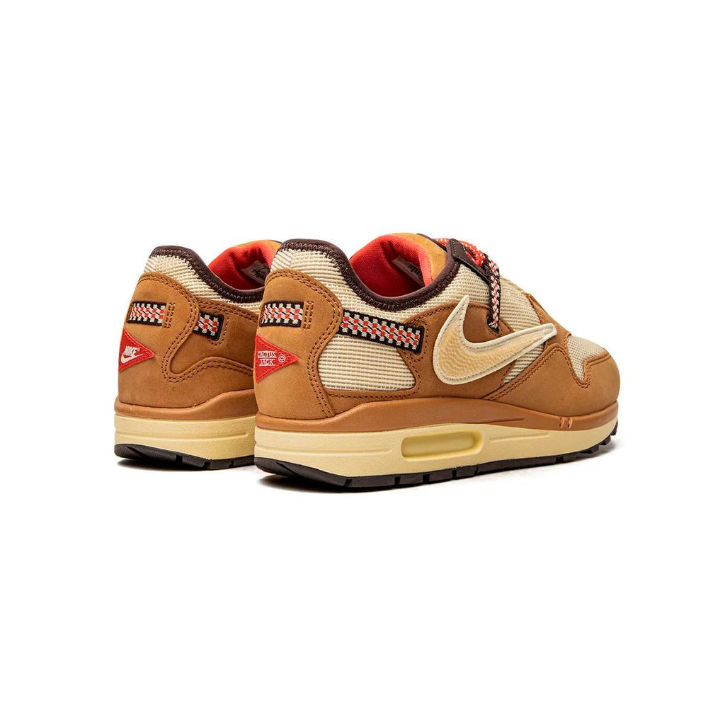 Nike Air Max 1 Wheat Lemon Travis Scott Braun Herren Sneaker Limited Edition