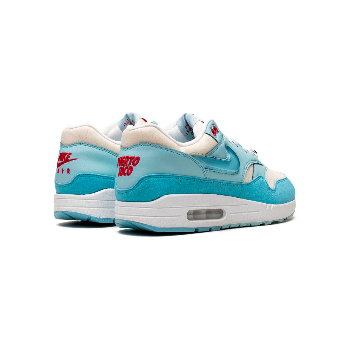 Nike Air Max 1 Puerto Rico Blau Gale Hellblau Herren Sneaker Edition Speciale