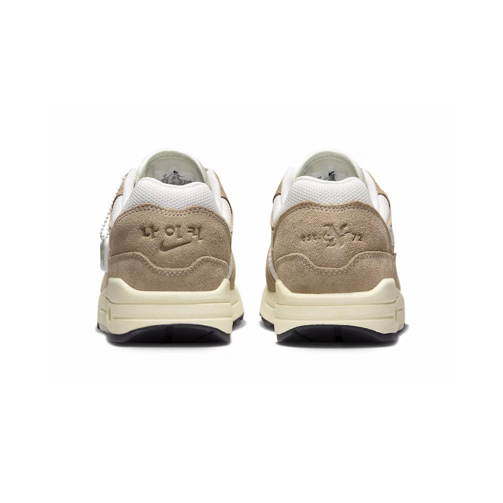 Nike Air Max 1 Hangul Day Beige Herren Sneaker in Leder Scamosciata