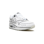 Nike Air Max 1 Sketch Schematic Weiß Herren Sneaker Design Exklusiv