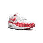 Nike Air Max 1 Tinker Sketch to Shelf Weiß Rot Herren Sneaker Exklusiv
