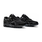 Nike Air Max 1 Sketch Schematic Schwarz Herren Sneaker Design Exklusiv