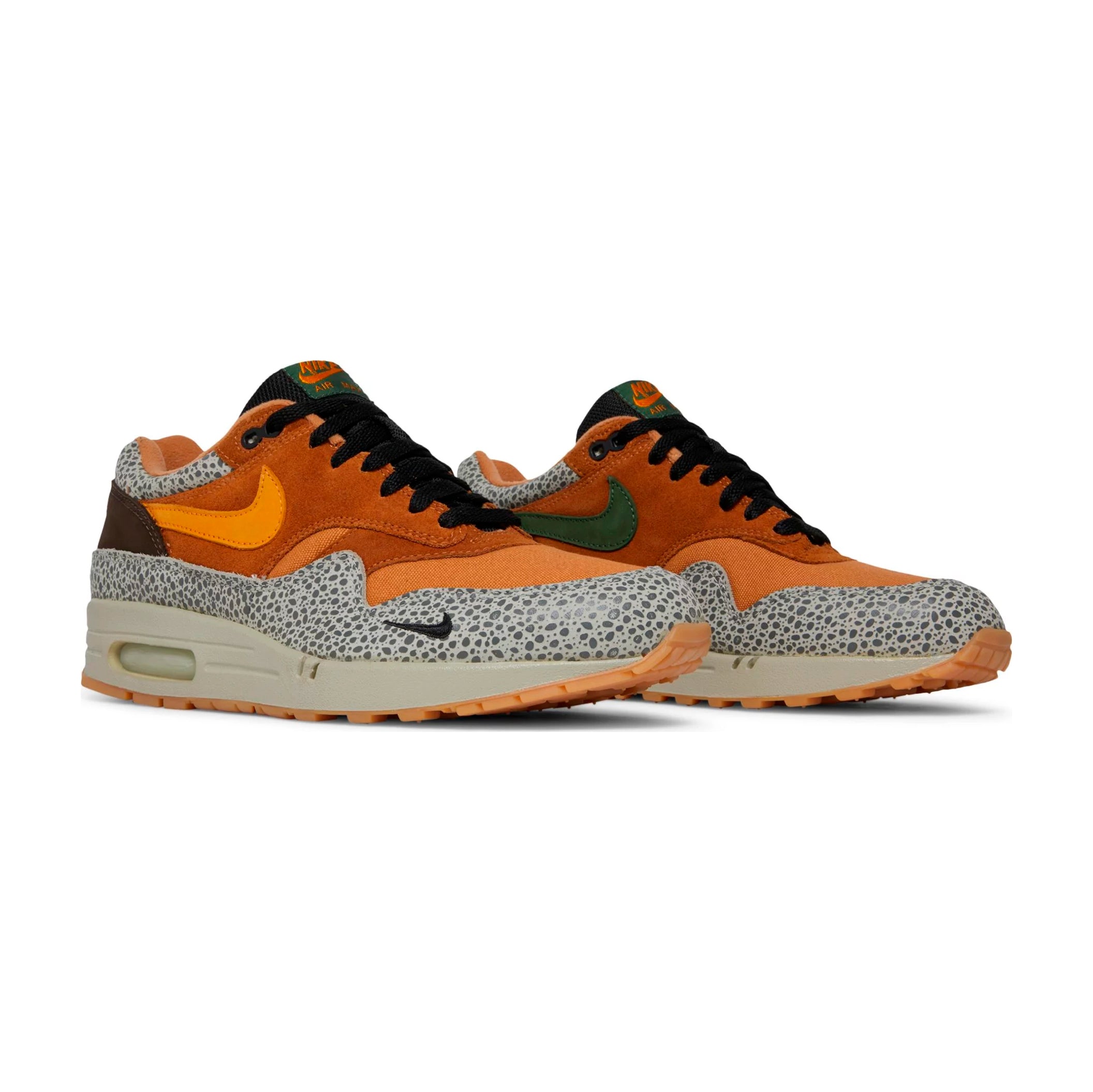 Nike Air Max 1 Atmos Safari Orange Grau Herren Sneaker