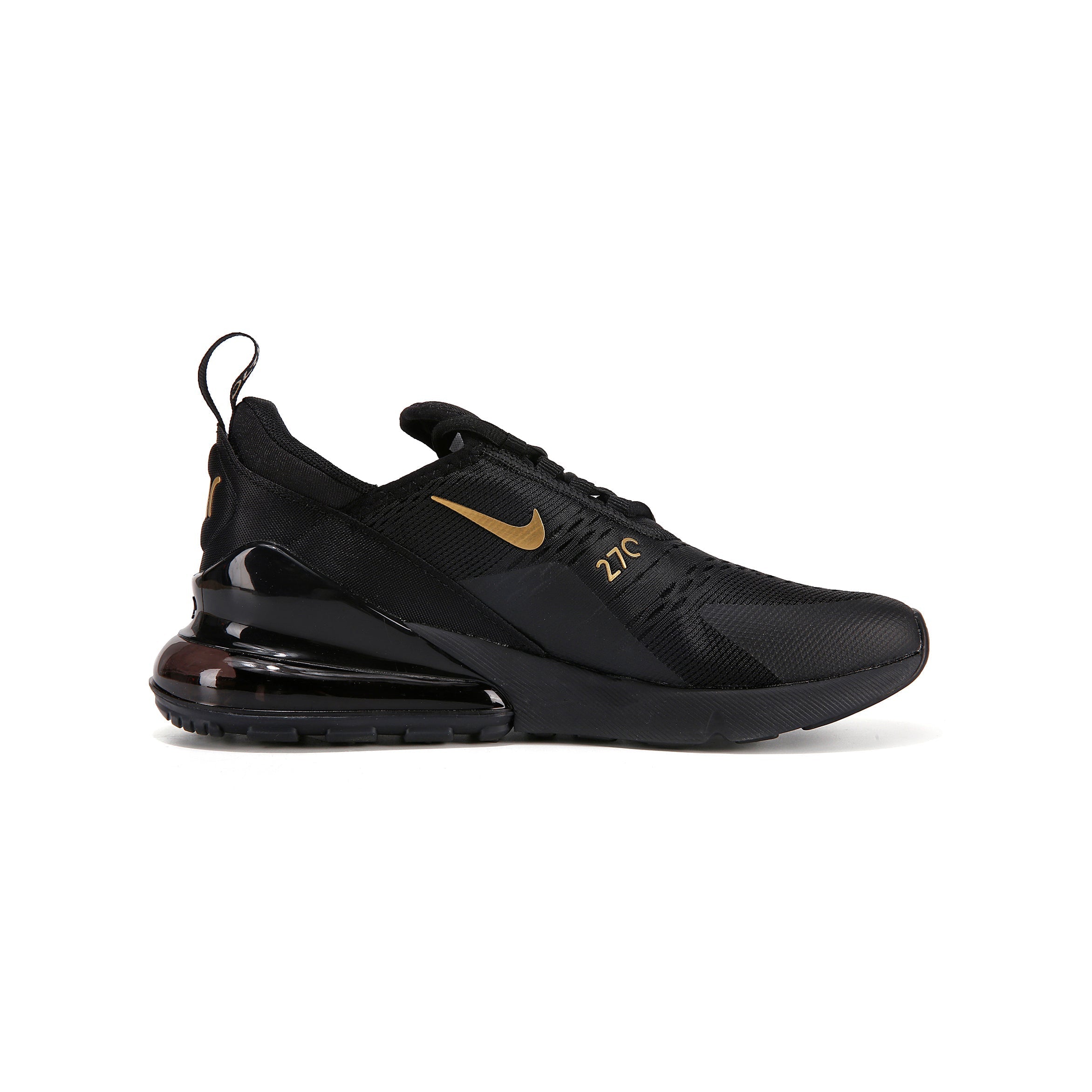 Nike Air Max 270 Schwarz Gold Herren Sneaker Modern und Elegant