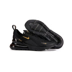 Nike Air Max 270 Schwarz Gold Herren Sneaker Modern und Elegant