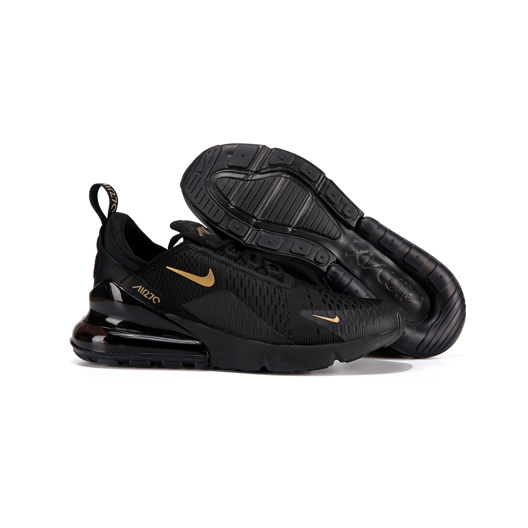 Nike Air Max 270 Schwarz Gold Herren Sneaker Modern und Elegant