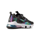 Nike Air Max 270 React Schwarz mit Effetto Cromatico Iridescente