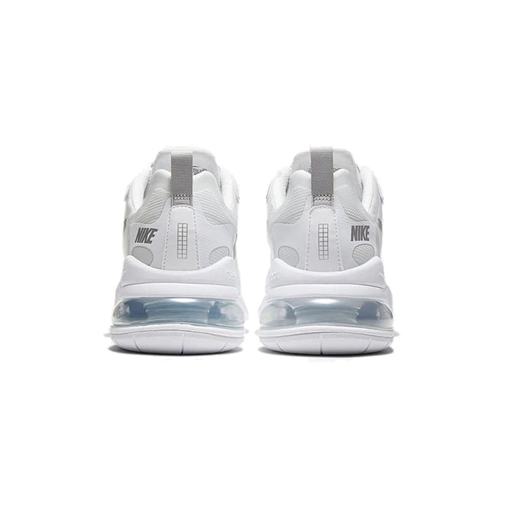 Nike Air Max 270 React Weiß mit Details Grau Fumo Hell