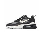 Nike Air Max 270 React Schwarz mit Details Weiß und Grau