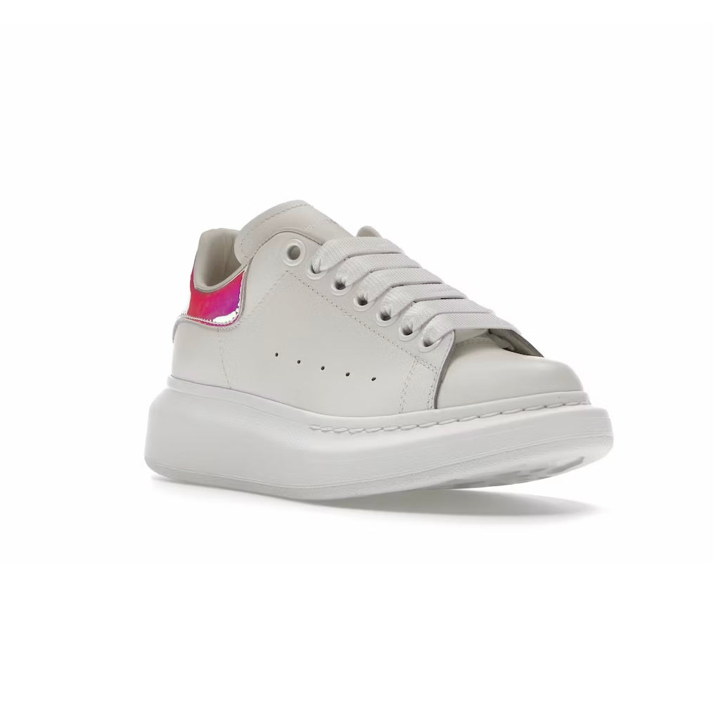 Alexander McQueen Sneaker Oversized Weiß Detail Rosa Shock