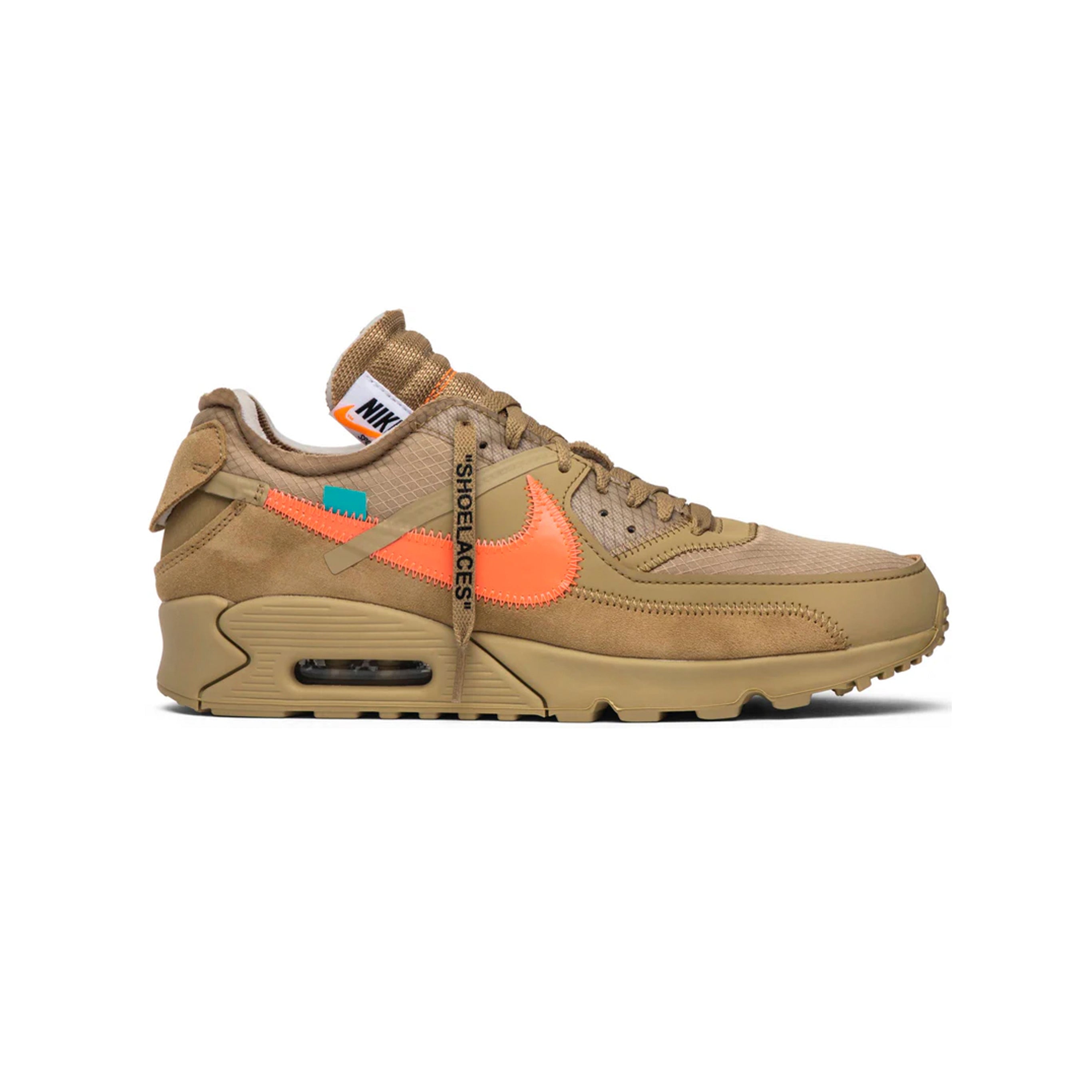 Nike Air Max 90 x Off-Weiß Desert Ore Braun Herren Sneaker Edition Limited