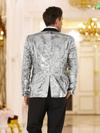 Men's Shiny Sequins Anzug Jacke (US Only)
