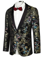 Luxus Blumen Embroidered Blazer
