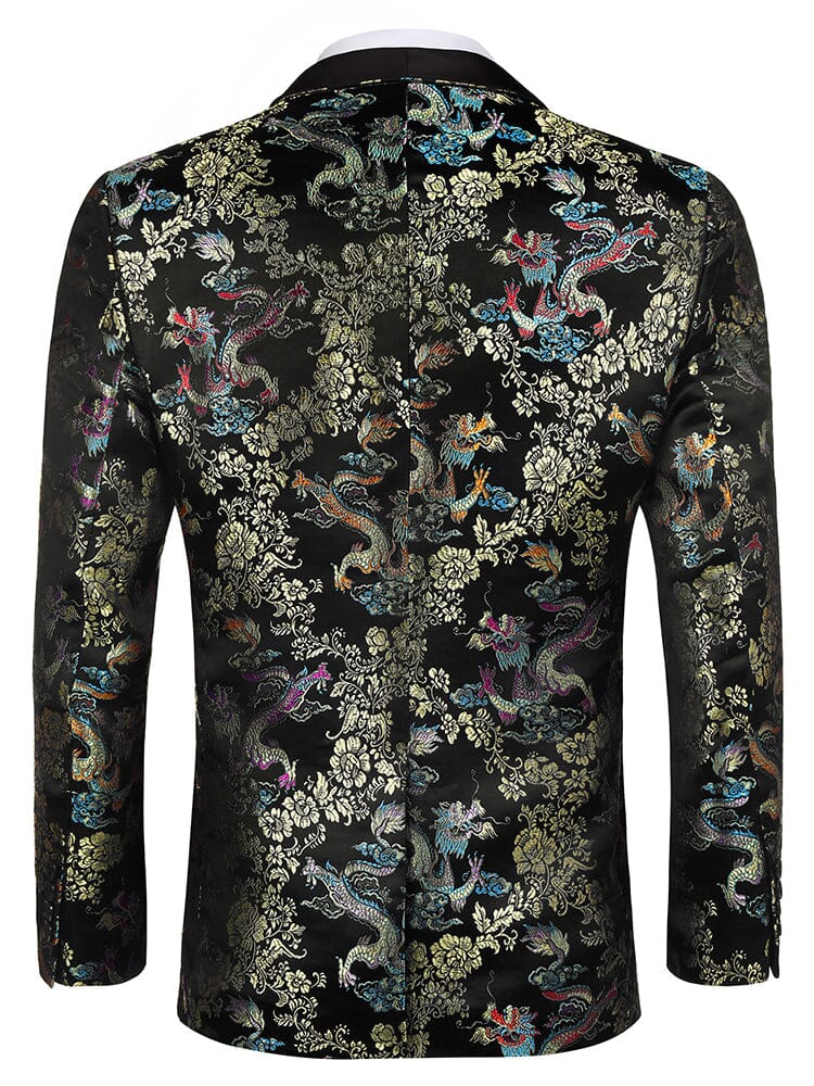 Luxus Blumen Embroidered Blazer