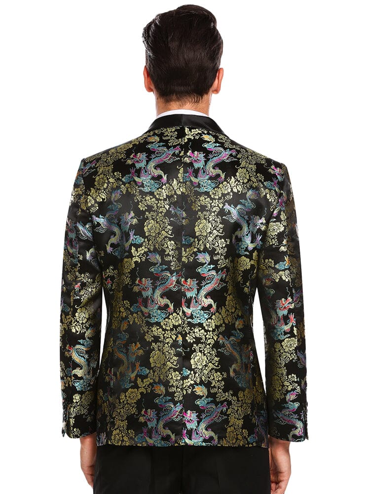 Luxus Blumen Embroidered Blazer