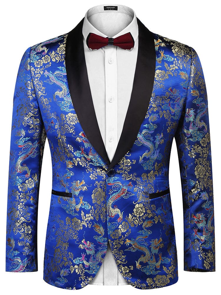 Luxus Blumen Embroidered Blazer