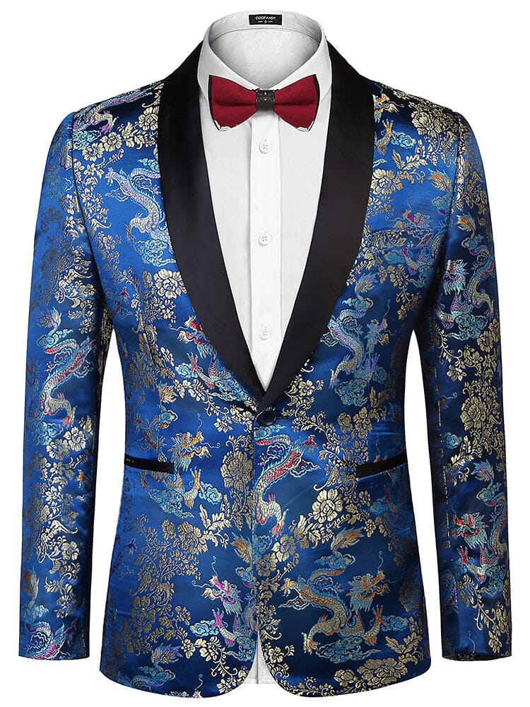 Luxus Blumen Embroidered Blazer