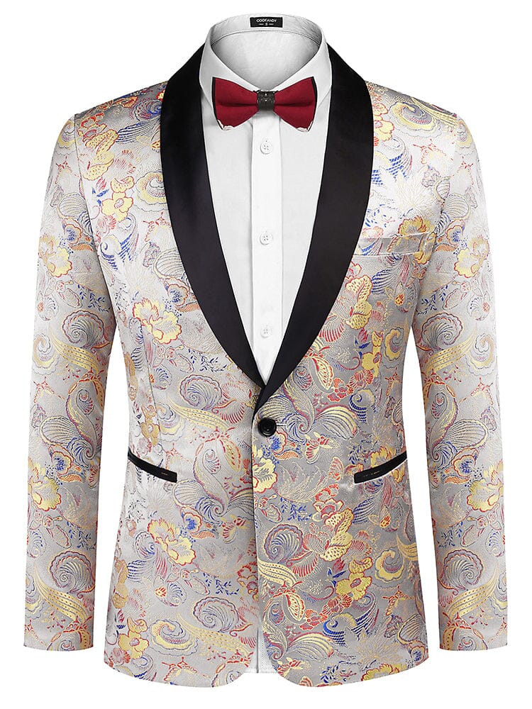 Luxus Blumen Embroidered Blazer