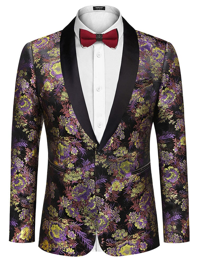 Luxus Blumen Embroidered Blazer