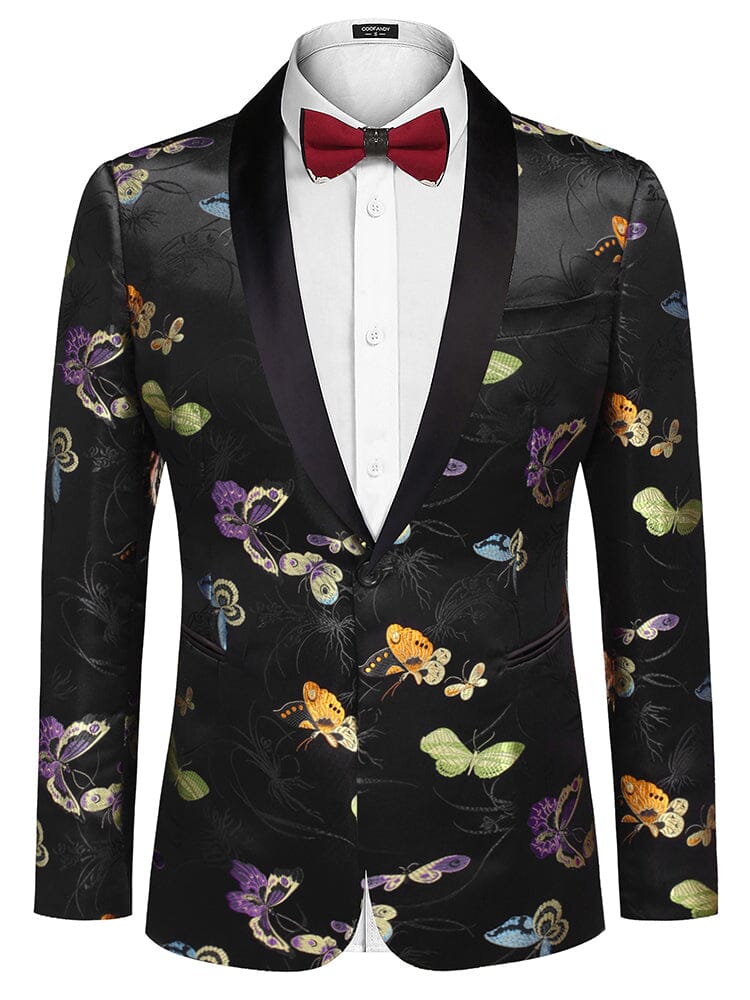 Luxus Blumen Embroidered Blazer
