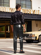 Stylish Metallic Shiny Hose