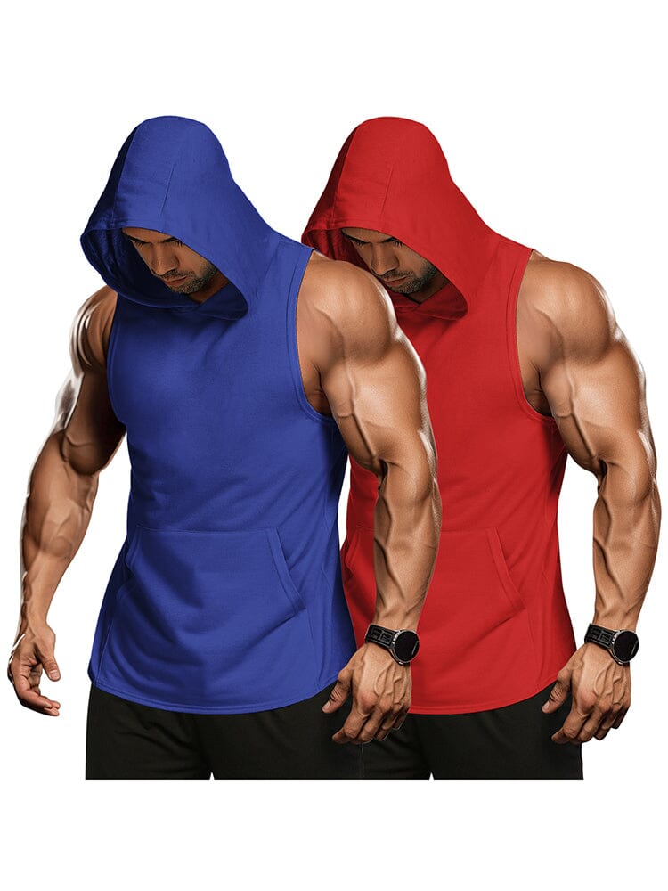 Workout 2 Packs Mit Kapuze Tank Tops