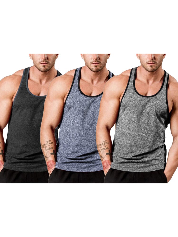 Men's 3-Pack Fitness Weste