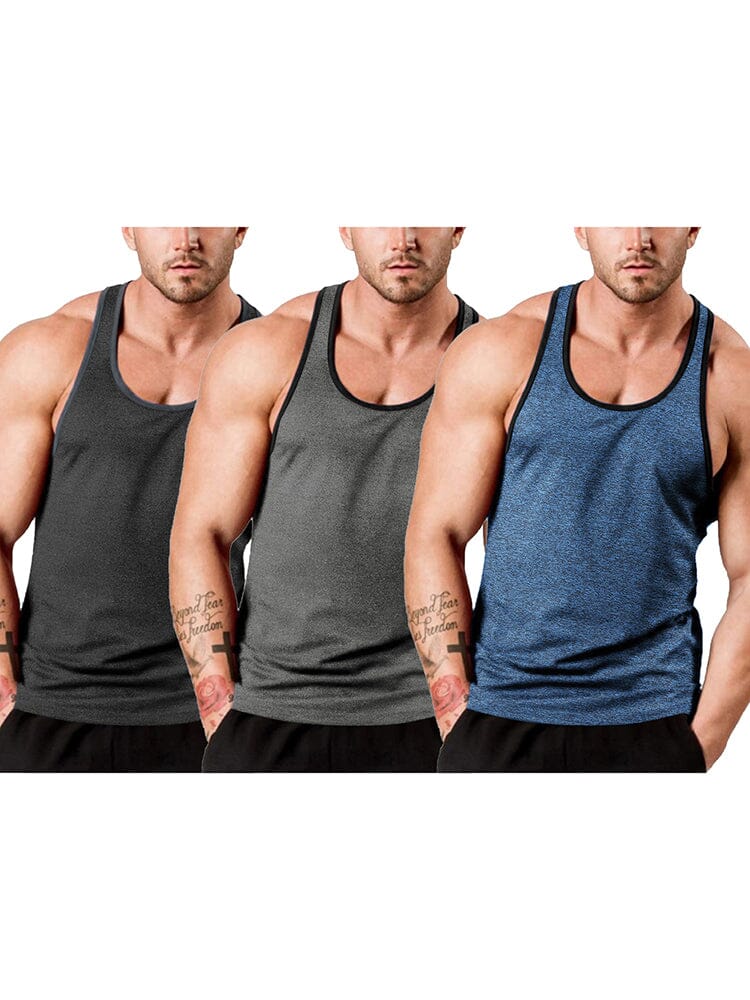 Men's 3-Pack Fitness Weste