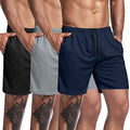 3-Pack Workout Shorts with Pocket