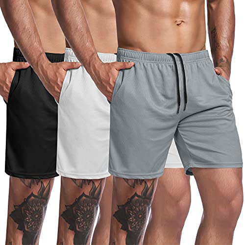 3-Pack Workout Shorts with Pocket