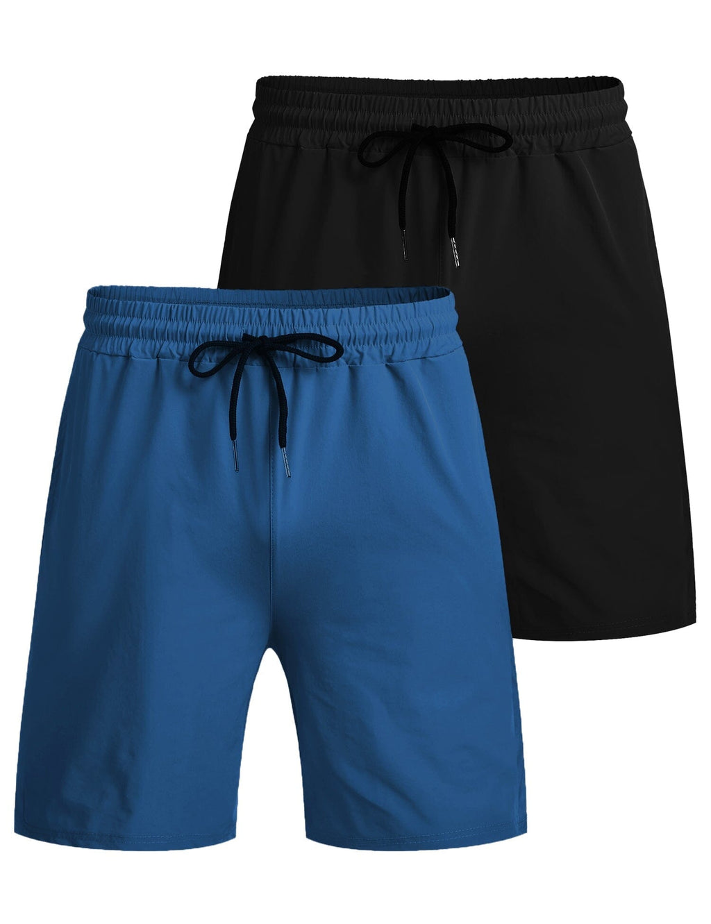 2-Pack Schnell Trocken Gym Shorts
