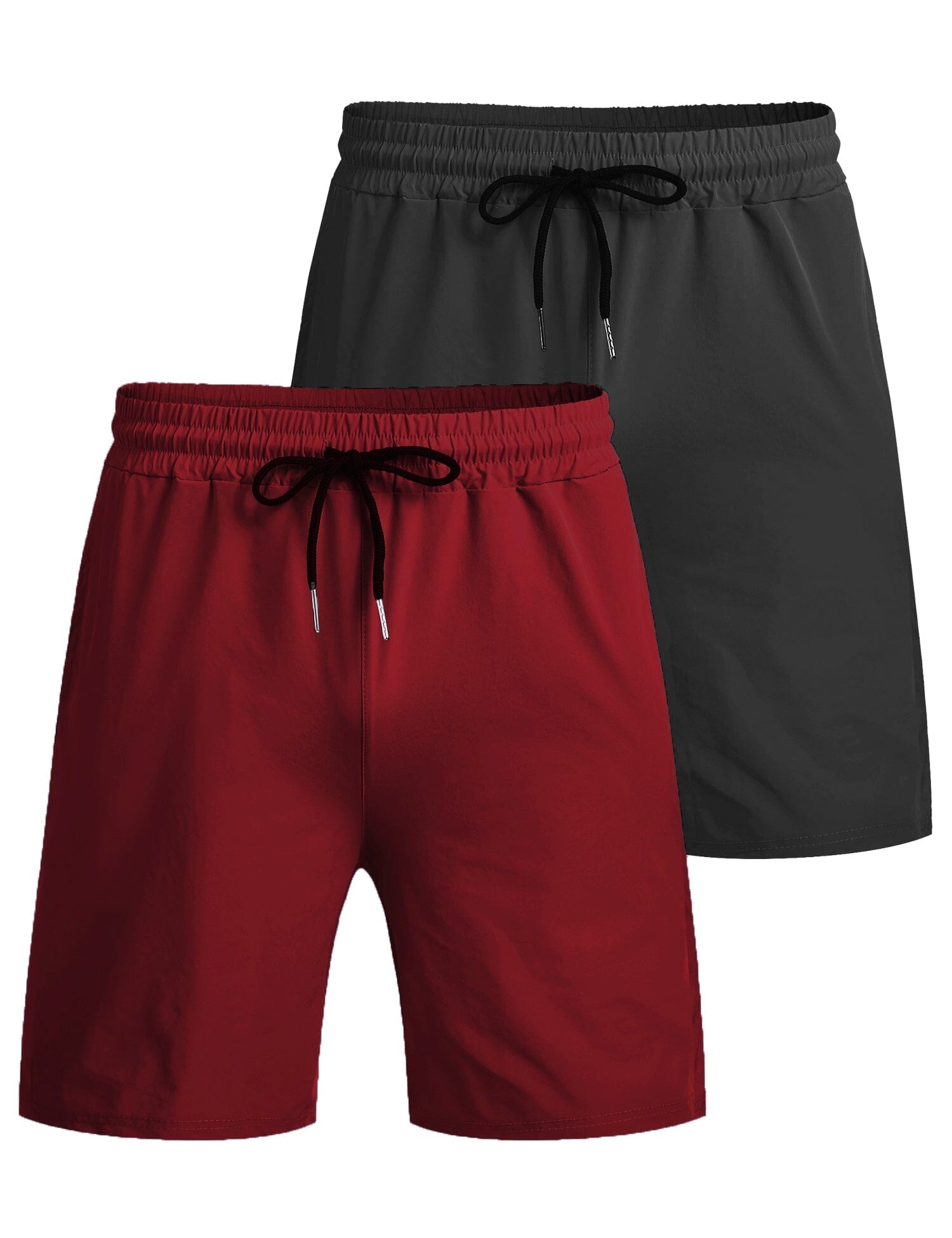 2-Pack Schnell Trocken Gym Shorts