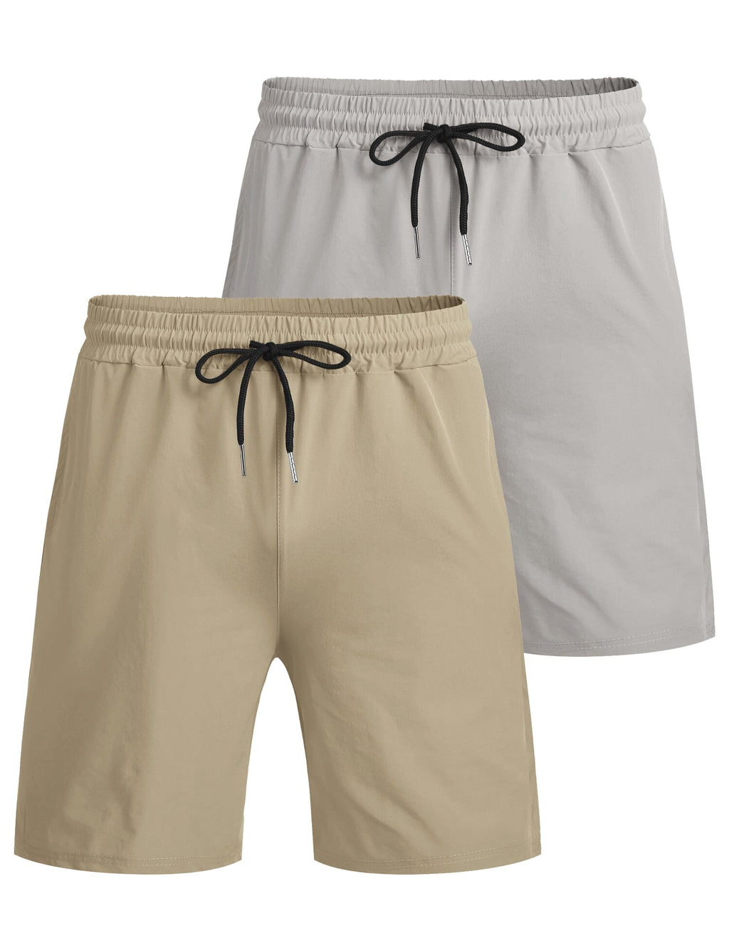 2-Pack Schnell Trocken Gym Shorts