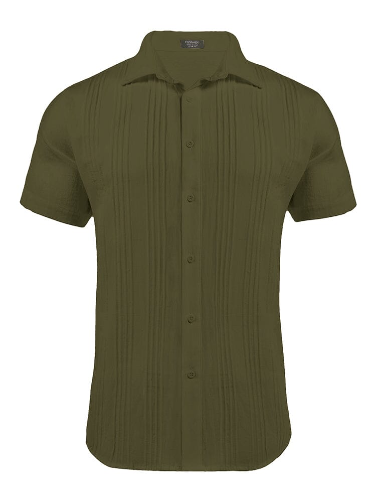 Baumwolle Relaxed Fit Strand Hemd