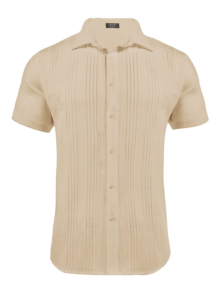 Baumwolle Relaxed Fit Strand Hemd