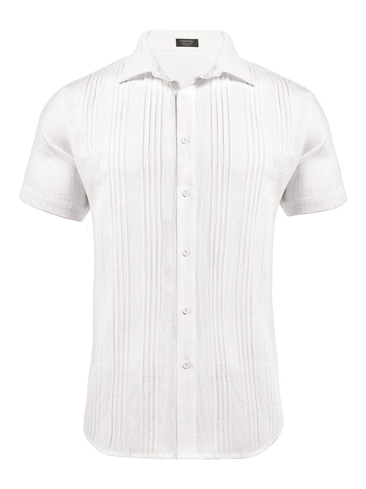 Baumwolle Relaxed Fit Strand Hemd